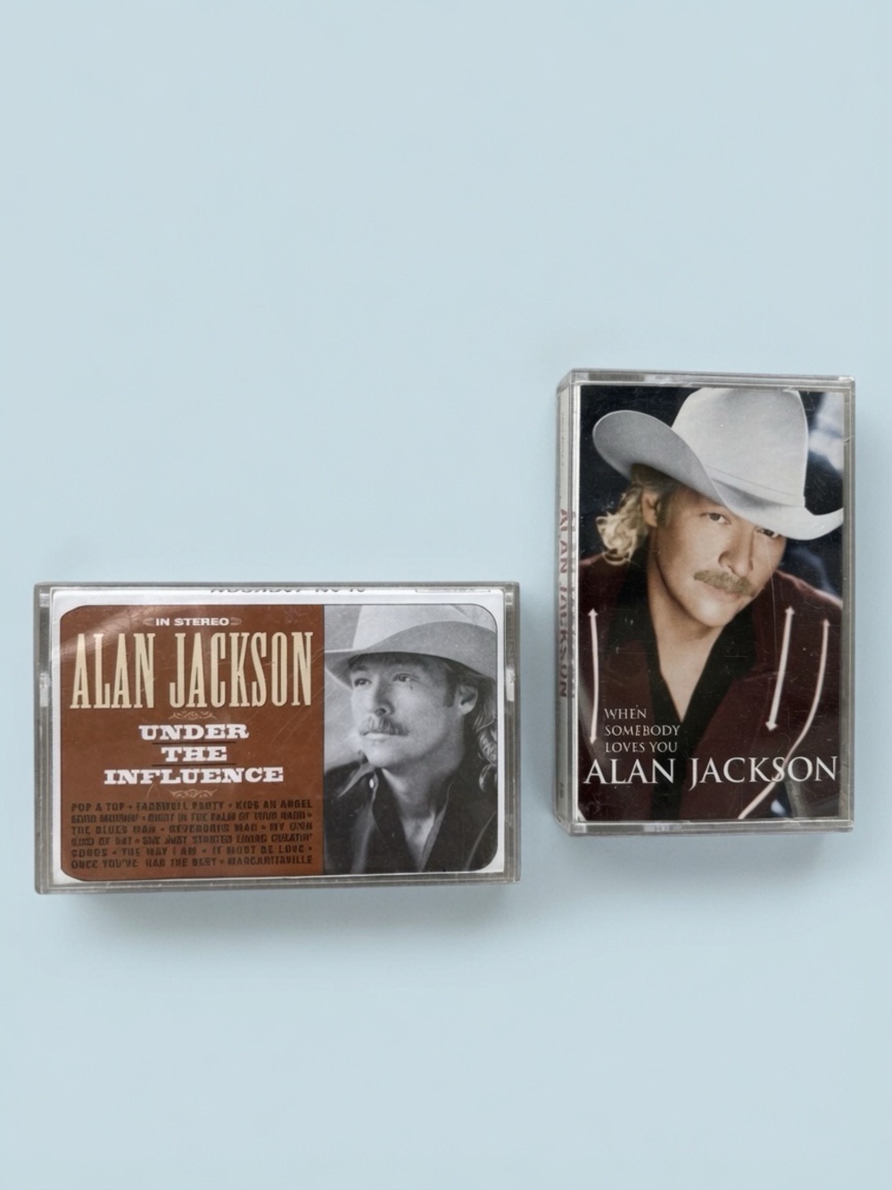 ALAN JACKSON Cassette Tape Set Under the Influence